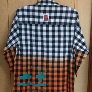 【新品】チェックシャツ　160㎝の画像