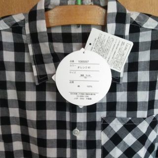 【新品】チェックシャツ　160㎝の画像