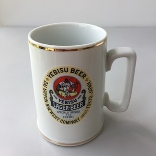 サッポロビール 陶製ビアマグ (2個セット)   ☆の画像