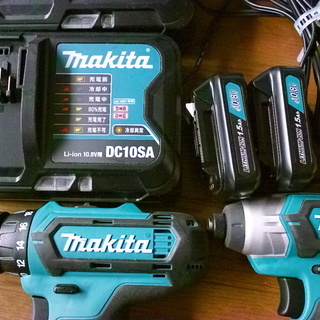 マキタ　インパクトドライバ＆ドライバドリルセット　電動工具