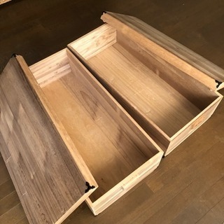 桐製収納箱2ケ 差し上げます！の画像