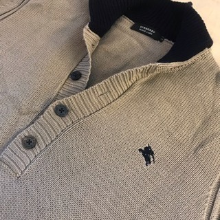 【取引中】バーバリーブラックレーベル（BURBERRYBLACK LABEL）ニットシャツの画像