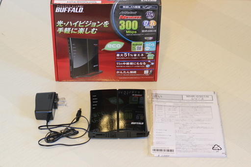 BUFFALO 無線LANルーター Air Station WHR-G301N