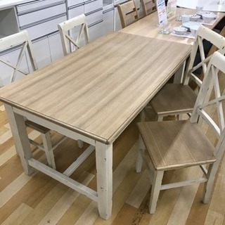 東谷の西海岸風エアジング加工ダイニングセット【トレファク岸和田】