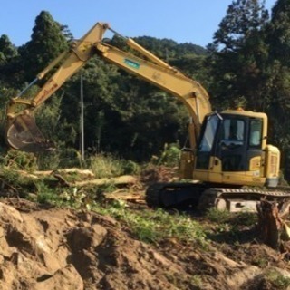 農地開拓 ユンボ バックホー