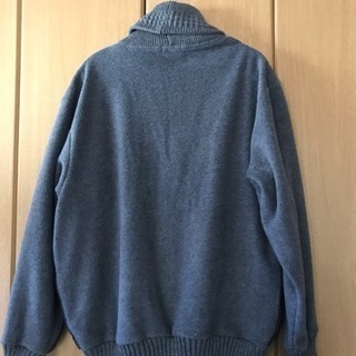 メンズ ニットアウターの画像
