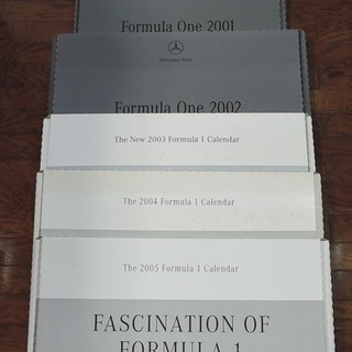 メルセデス・ベンツ　モータースポーツF1カレンダー　大判　2000年～2010年　11冊　未使用