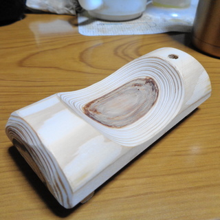 筮竹台・北山杉（一山）　45mm×100mm×30mm 新品