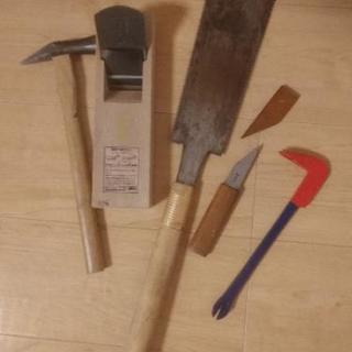 【交渉中】大工道具一式　かんな、ノコギリ、ノミなどの画像