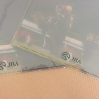 【JRA 非売品】オルフェーヴル クリアファイル2枚☆バラ売りOKの画像