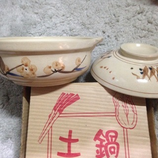 未使用　土鍋　 7号　 2～3人用 の画像