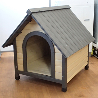 ♪アイリスオーヤマ 天然木 犬小屋 ウッディ犬舎 中型犬用 札幌♪