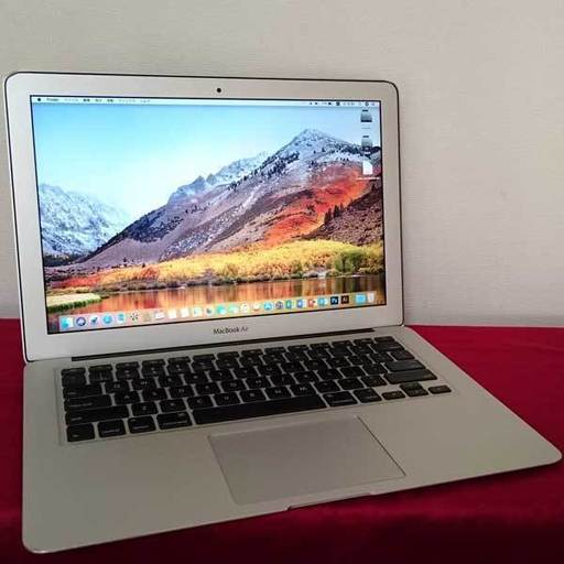 【M5663】極 i5 ★高速SSD搭載★ サポート充実 初心者OK アップル A1369 Apple MacBook Air 1.7GHz 4GB 128GB 無線 Office2016 photoshop ノート パソコン