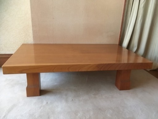 天然無垢一枚板の座卓