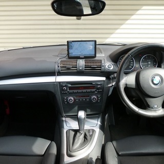 検査31年5月BMW116iLCI後期Mスポーツパッケージ ユピテルナビ/ワンセグ/電子キー/プッシュスタート/バイキセノン/オイル漏れ修理/無事故/ETC の画像