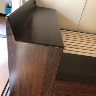 収納・宮付 セミダブルベットの画像
