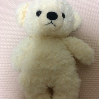 【童心 日本製】くまのぬいぐるみの画像