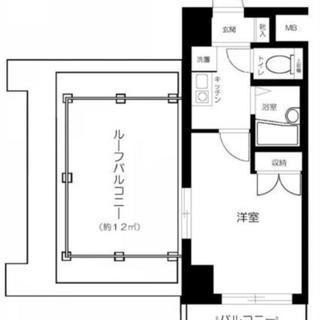 【希少物件!】大きいルーフバルコニー付きワンルーム - 杉並区
