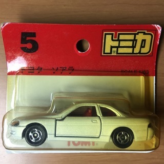 【ミニカー】1/63 トミカ　トヨタ　ソアラ　ホワイト