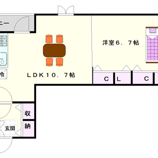 【ヘーベル桜川】1号タイプ！1ＬＤＫタイプ！あの有名なヘーベルですよ☆
