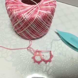 初めてのタティングレース　ワークショップ※ピアスを作ってみましょうの画像