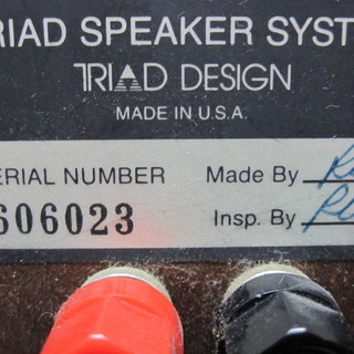 激レアその２　ＴＲＩＡＤ（ＵＳＡ）スピーカー参上！！（２台一組）５０００円値下げ中(商談中）の画像