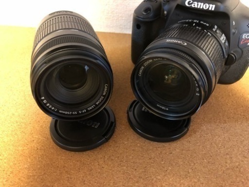 Canon  キャノン 一眼レフ カメラ EOS Kiss X5 ダブルレンズ おまけ多数