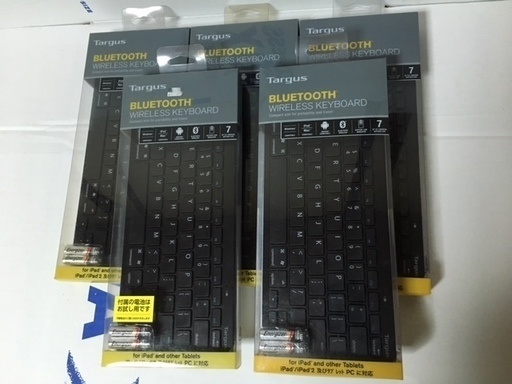 まとめて5個!!キーボード Targus ターガス Bluetooth Keyboard for Tablets AKB33AP-50