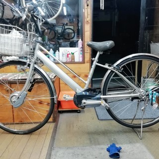 電動自転車 パナソニック 27インチ 中古 点検・整備済み スペアキー付き