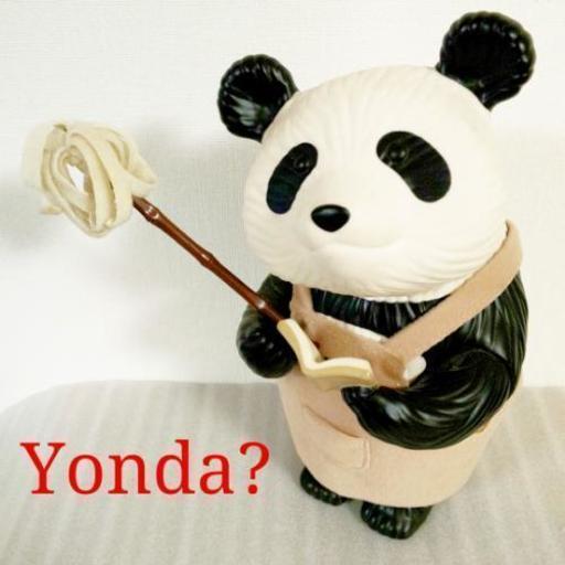【非売品超レア】新潮社⭐️初代Yonda?CLUB パンダ フィギュア