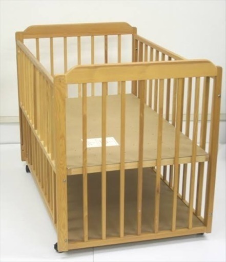 ベビーベッド 大和屋 マカロンN ミッフィー・プーさん布団2点セット