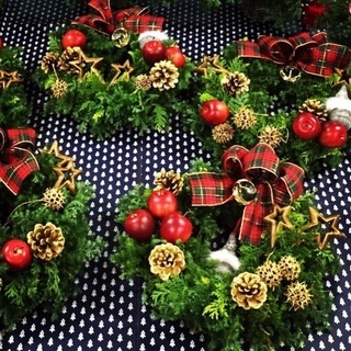 クリスマスリース講習会&キッズクラスのご案内