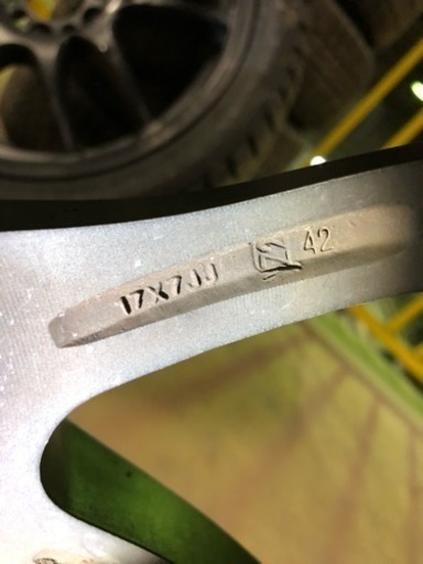 215/45R17 冬タイヤ、ホイールセット
