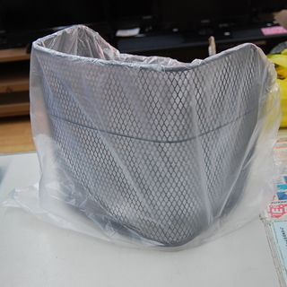 新品 自転車用前カゴ DCMブランド L‐88201 幅37×奥...