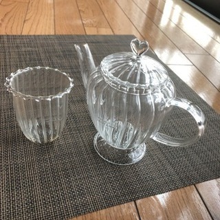 ガラス製 ティーポットの画像