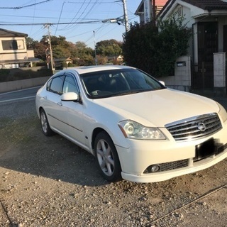 日産 フーガ 350GT 黒本皮 サンルーフ 