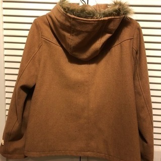 earth music & ecology ダッフルコート キャメルの画像