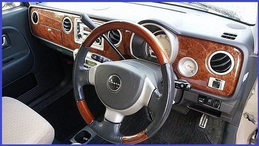 車検長い32年4月 アルト ラパン モードⅡ（内装木目・砲弾ミラー