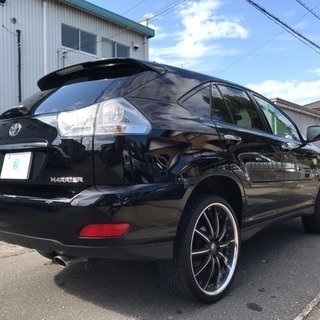 後期 ハリアー 240G Lパッケージ 22インチアルミホイール 黒革シートの画像