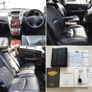 後期 ハリアー 240G Lパッケージ 22インチアルミホイール 黒革シートの画像