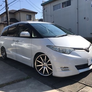 エスティマ 3.5 アエラス Sパッケージ 20インチAW 車高...