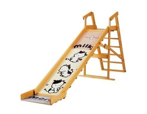 値下げしました　サワベビー 木製すべり台ミルキー