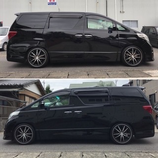 アルファード 240S プライムセレクションⅡ RS☆R車高調 20インチAW 両側パワースライド パワーバックドア フリップダウンモニターの画像