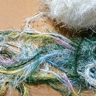 オンライン講座☆ハワイアンヤーンで作るふわふわリースの画像