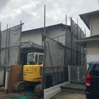 メッセージ見れません解体工事の仕事です