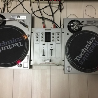 DJセット！ターンテーブル×2台 ミキサー付き！最終値下げ！