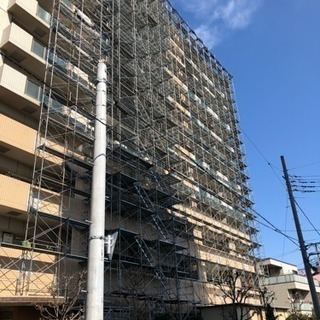即入居可能　事業拡大の為、営業職、鳶工(ビケ足場施工出来る方も)募集しております。未経験者も大歓迎！協力会社様も随時募集中です。の画像