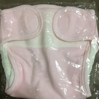 👶新品おむつカバー新生児50-3㎏ピンク💗の画像