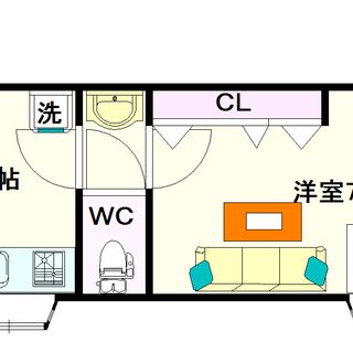 【グランコルベールなんば】5号タイプ！1ＤＫタイプ！スーパーが徒...