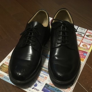 紳士用 合皮シューズ ビジネスシューズ 25.5㎝
